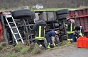 Bierlaster umgestuerzt A 3 Rich Frankfurt Hoehe AS Lohmar P027